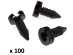 MXC1800X.G - Quantity X 100 Fits Defender Door Card Plastic Rivit Fir-Tree Fastener (Fits up to 6A719522 Chassis No.)