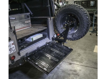 NARRTDEF-PU-BPC - Nakatanenga Branded Spare Wheel Carrier for Land Rover Defender Pick up - Fits from 2002 Onwards
