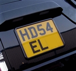 NPS130B - Square Rear Number Plate Surround in Black