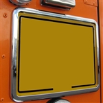 NPS130C - Square Rear Number Plate Surround in Chrome
