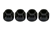 NRC4514PY - Poly Bush Kit in Black for Rear of Front Radius Arm - For Defender and Discovery