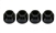 NRC4514PY.AM - Poly Bush Kit in Black for Rear of Front Radius Arm - Fits Defender and Discovery