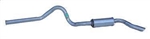 NTC1800 - Rear Silencer for Defender 110 Petrol and Naturally Aspirated Diesel