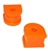 NTC7394PY-ORANGE - Rear Anti-Roll Bar Bush in Orange Poly - For Defender 90, Discovery 1 and Range Rover Classic - Comes as a Kit of Two Bushes