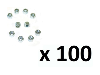 NY606041L-A - Quantity X 100 Propshaft Nuts 3/8' UNF Locknuts for Defender, Discovery, Classic
