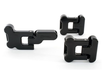 ORP1023-B - Optimill for Defender Black Rear Door Hinges (Set of 3)
