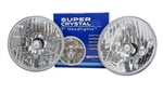 PRC7994C.AM - LHD Pair of Crystal Halogen Headlamps for Defender, Series and Range Rover Classic (Bulbs Not Included)