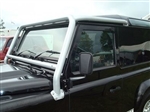 RBL2303SSS - For Defender Front Roll Cage in Silver - Fits 90/110/130 - Full 8 Point External Roll Cage