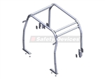 RBL2557SSS - For Defender Station Wagon 110 Rear Half Roll Cage - Safety Devices - 4 Point Bolt in for Puma Fits Defender