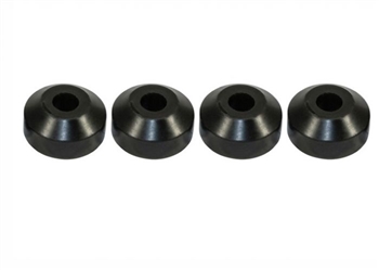 RNF100090PY - Rear Lower Shock Poly Bush Kit for Defender, Discovery from 1994 Onwards - In Black