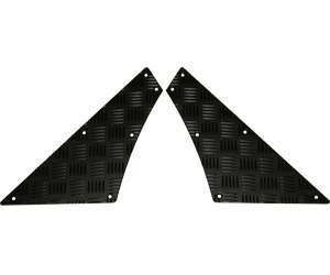 RQKIT01-110-B - For Defender 110 SW Rear Quadrant Chequer Plate in Black