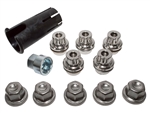 RRB100510SET - Alloy Wheel Locking Wheel Nut Set - Comes as a Set of Five Locking Nuts with One Locking Key For Discovery 2
