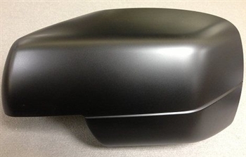 RRM271MAT - Full Mirror Covers In Matte Black With Horizontal Line - For Range Rover Sport, Discovery 3 and Freelander 2