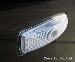 RRR567 - Clear Side Repeaters (Replace Amber Flashers) For Range Rover Sport, Discovery 3 & 4 and Freelander 2