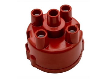 RTC3278RED - Fits Land Rover Series Lucas Style Distributor Cap in Red - For Series 3 and Defender 2.25 Petrol Engines