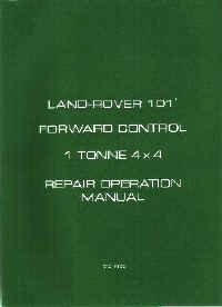 RTC9120B - Workshop Manual - Forward Control