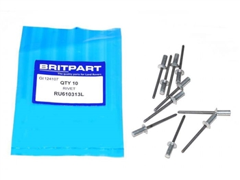 RU610313L.AM - Side Window Rivet for Land Rover Defender - For Sliding and Fixed Side Windows (Priced Individually)