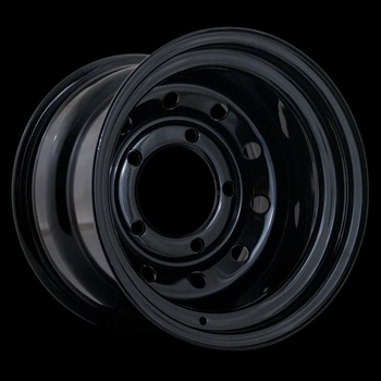S16516532BLKMOD - Steel Modular Wheel in Black - 16" x 10" with -32 Off Set - Will Fit For Defender, Discovery 1 and Range Rover Classic