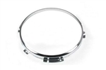 S5406.AM - Wipac Stainless Steel Replacement Headlamp Ring - 8" with Chrome Ring - For all Defender, Series and Range Rover Classic