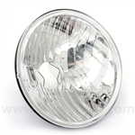 S6071RHD - Clear Halogen Headlamp - Right Hand Drive Pattern with Pilot Hole for Side Lamp - Comes as a Single Lamp Note - No Headlamp Bulb Included