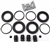 SEE000130 - Caliper Seal Kit for Discovery 2 Front Brake Pistons Repair Kit - Fits from 2002 Onwards (from 3A000001 Chassis Number)