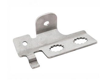 SHU100340SS - Rear Brake Hose Bracket for Land Rover Defender from 1998 Onwards - In Stainless Steel
