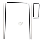 SP30506 - Def 2nd Row Window Channel Kit, Shims and Screws Kit (for RH or LH door) (S)