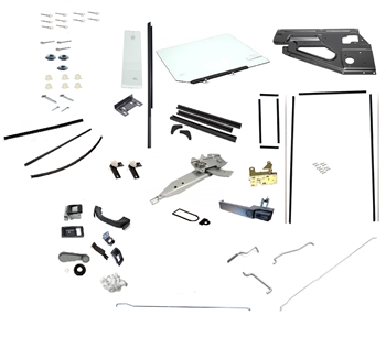 SP873 - Build up Kit of Parts for LH 2nd Row Push Button Door (S)