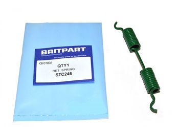 STC246.AM - Return Spring for Defender and Discovery Handbrake - Rod Opeated - Green Spring