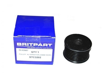 STC3202.AM - Alternator Pulley for 300TDI - 49mm - Fits Defender from TA Chassis Number and Range Rover Classic