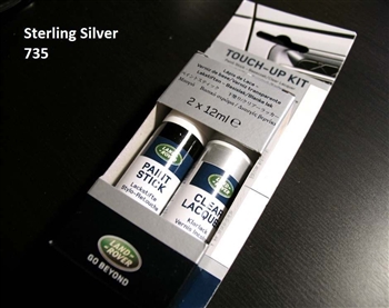STC4598T - Sterling Silver Metallic Paint Touch Up Pen - For Genuine Land Rover - LRC 735