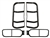 STC50027 - Rear Lamp Guards for Discovery 2 by Land Rover