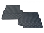 STC50172 - Fits Defender Front Rubber Mat Set - For Genuine Land Rover Option Available (for Vehicles from 1998-2007)