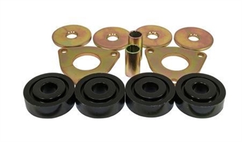 STC618PY - Rear Radius Arm Bush Kit - Triangle Plate and Polyurethane Bushes - For Defender, Discovery and Range Rover Classic