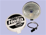 STC7643.G - Hella 1000 Rally Fog Lamp in Black - Round Pair with Cover - Comes as a Single Lamp