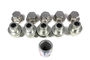 STC8843AAG - Genuine Locking Nuts With Key For Alloy Wheels - Set Of 5 - Will Fit For Both Defender and Discovery 1