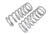 TF032 - Terrafirma Front Coil Springs - For Sporty Appearance - 1" Lowered - For Land Rover Defender 90 / 110 / 130