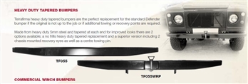 TF055 - Terrafirma Heavy Duty Tapered for Defender Front Bumper