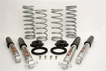 TF228 - Suspension Kit by Terrafirma - 2" Lift Heavy Duty Springs with Standard Travel All Terrain Shock Absorbers For Discovery 2