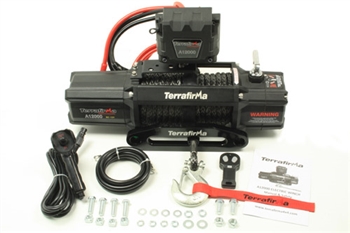 TF3301 - Terrafirma 12000lbs Winch with Synthetic Rope Wireless & Cable Remote Control(S*)