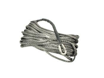 TF3302 - Terrafirma Synthetic Winch Rope - Comes in Silver with Rock Guard - 27m X 11mm