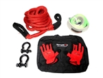 TF3318 - Recovery Kit - By Terrafirma - Includes Tree Strop, Kinetic Rope 2 X Soft Shackles, Bag and Gloves
