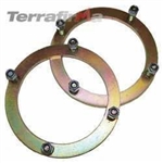 TF502.AM - Terrafirma Front Shock Turret Securing Rings - For Defender, Discovery 1 and Range Rover Classic