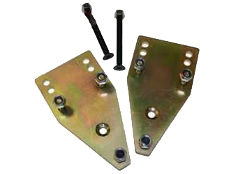TF518.AM - Terrafirma Rear Top Shock Mount Re-Locators - Fits Defender, Discovery 1 and Range Rover Classic
