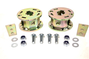 TF526 - Terrafirma Rear 2 Spring Spacers - Lift Your Axle 2" - For Discovery 2 with Air Springs