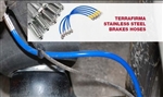 TF604XTL - Terrafirma for Defender XTL Brake Hose Kit - Stainless, Braided and PVC Covered - Plus 40mm Height for Defender 90/110/130 with ABS from 2004