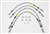 TF641GD - Terrafirma Goodridge +2" Extended Brake Hose Kit Def 90 110 130 No ABS 99-04