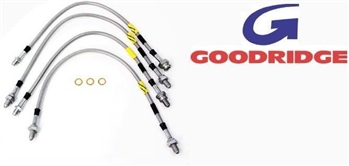 TF643GD.AM - Goodridge Brake Hose Kit for Defender - Stainless & Braided - Plus 2" Lift Defender 90 / 110 / 130 - Fits 1999-2004 (with ABS)