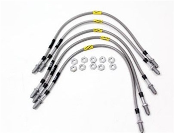 TF646GD - Goodridge for Discovery 1 Brake Hose Kit - Stainless & Braided - Plus 40mm - 1989-1992