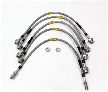 TF647GD - Goodridge for Discovery 1 Brake Hose Kit - Stainless & Braided - Plus 40mm - 1992-1995